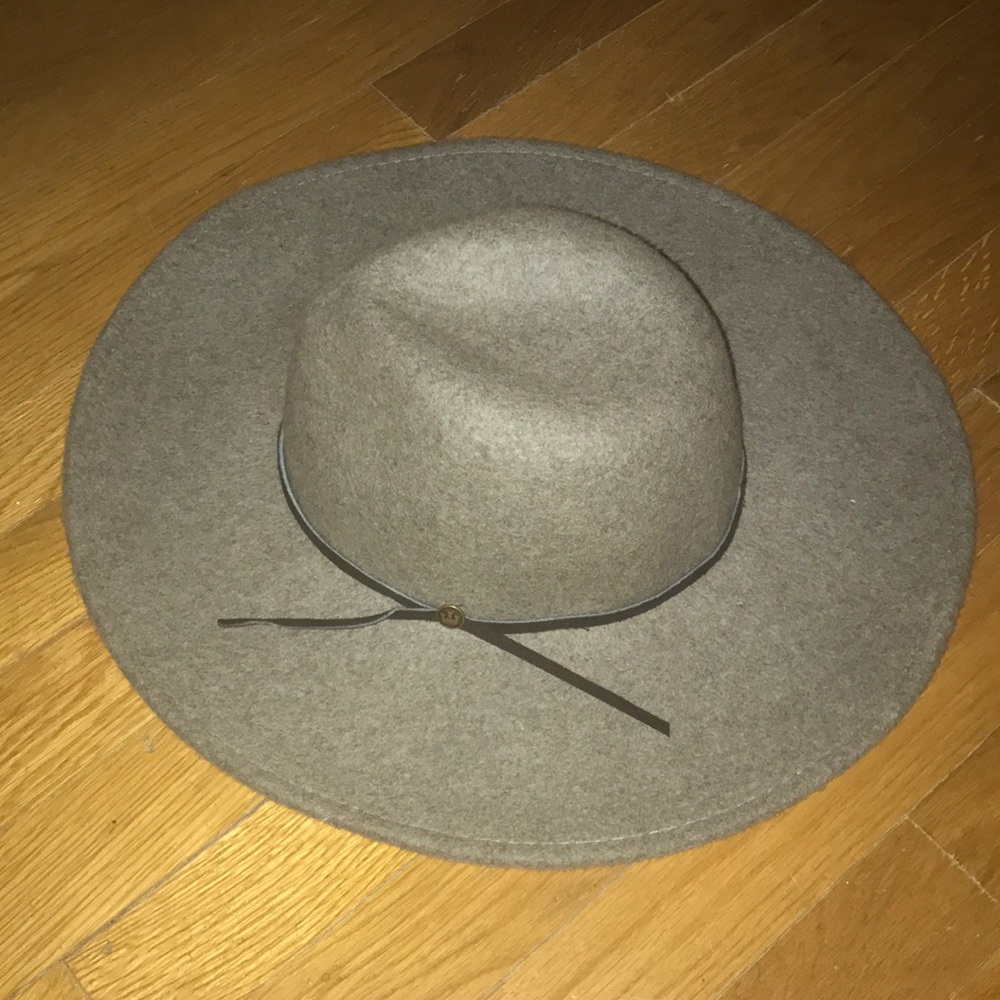 Vintage Grey Wool Hat